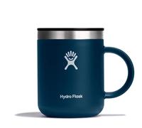 HYDRO FLASK - Tasse Isotherme Café de Voyage 354 ml (12 oz) - Gobelet Isotherme en Acier Inoxydable - Poignée et Couvercle à Pression - Indigo