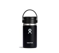 HYDRO FLASK - Thermos Isotherme de Voyage 354 ml (12 oz) - Café - Acier Inoxydable - Isolation à double paroi - Bouchon pour Siroter Antifuite - Ouverture Large - Noir