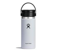 Hydro Flask Gourde isotherme Wide Mouth - bouchon Flex Sip - 473 ml - Blanc