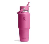 Hydro Flask - Travel Bottle 946 ml (32 OZ) - Bouteille en acier inoxydable isolée avec isolation sous vide TempShield et bouchon Flex paille étanche - Reef