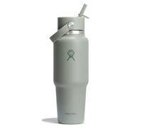 Hydro Flask - Travel Bottle 946 ml (32 OZ) - Bouteille en acier inoxydable isolée avec isolation sous vide TempShield et bouchon Flex paille étanche - Agave