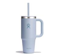 Hydro Flask - Travel Tumbler 709ml (24oz) avec couvercle à paille pressé refermable - Acier inoxydable - Isolation sous vide à double paroi - Couvercle résistant aux éclaboussures - Surf