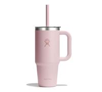 Hydro Flask - Travel Tumbler 710 ml (24 oz) | Couvercle de paille transparent à presser en acier inoxydable - Double isolation sous vide - Anti-éclaboussures - Trillium