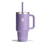 Hydro Flask - Tumbler de voyage 946 ml (32 oz) avec couvercle paille refermable - Acier inoxydable - Double paroi isolée sous vide - Couvercle anti-éclaboussures - Moonshadow