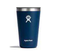 HYDRO FLASK - Tumbler - Gobelet d'Extérieur 473ml (16 oz) avec Couvercle Anti-Éclaboussures - Tumbler - Gobelet Isotherme en Acier Inoxydable à Double Paroi - Pour Boissons Chaudes ou Froides - Indigo