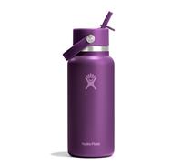 Hydro Flask - Wide Flex Straw Cap 946 ml (32 oz) Bottle - Acier Inoxydable, Paille Étanche, Compatible Lave-Vaisselle - Isotherme Froid 24 h - Large Ouverture, Compatible Glaçons - Beachplum