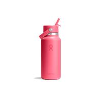 Hydro Flask - Wide Flex Straw Cap 946 ml (32 oz) Bottle | Acier inoxydable, paille étanche, lave-vaisselle - Froid 24 h - Wide Mouth, glaçons faciles - Popstar Pink