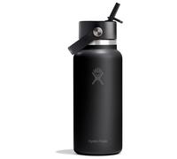 Hydro Flask Gourde isotherme Wide Flex Straw Cap 94 cl (32 oz) acier inoxydable Noir