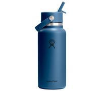 Hydro Flask - Gourde Wide Flex Straw Cap 946 ml - Acier inoxydable, paille étanche - Harbor Blue