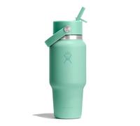 Hydro Flask - Wide Flex Straw Travel Bottle 710 ml (24 oz) - Étanche, isolée, compatible porte-gobelets - Garde les boissons froides 24 h - Bouchon Flex avec paille - Mermaid Green