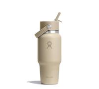 Hydro Flask Hydration Travel Bottle Flex Straw Cap Gourde 710 ml beige
