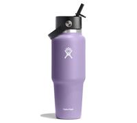 Hydro Flask - Wide Flex Straw Travel Bottle 946 ml (32 oz) | Bouteille inox isolée TempShield avec bouchon paille étanche - Convient à la plupart des porte-gobelets - Moonshadow