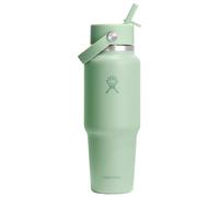 Hydro Flask – Bouteille de voyage 946 ml – inox TempShield, bouchon Flex paille étanche – Aloe