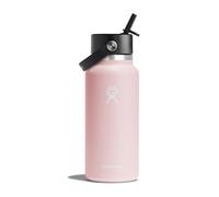 HYDRO FLASK - Wide Mouth - Gourde Isotherme 946 ml (32 oz) avec Bouchon Antifuite et Paille Intégrée - Bouteille Inox à Isolation sous vide - Ouverture Standard - Trillium