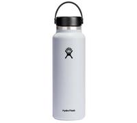 Hydro Flask - Gourde isotherme 1180 ml inox, isolation sous vide, bouchon antifuite, blanc