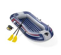 Bestway 61083 Bateau pneumatique Hydro Force™ Treck X1 228 x 121 x 32 cm avec 2 rames et un gonfleur à pied