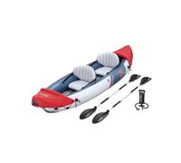 Bestway Kayak gonflable Hydro-Force Rapid X2 - 321 x 100 x 44 cm avec 2 pagaies et pompe Rouge/Bleu