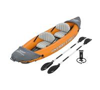 Hydro-Force Rapid Kayak Gonflable pour 2 Personnes avec sièges, Dossier, pagaies, Pompe à Main et Sac de Transport, Orange