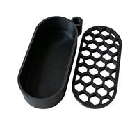 Hydro Grow Jardinière d'oignons, d'intérieur, plateau de de 11,4 x 6,9 x 4,8 cm avec ventilation, germination polymère respirant, disposition des fentes modulaires, cuisine, balcon