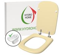 HYDRO HOME Abattant WC compatible avec Ideal Standard Conca MDF ECO avec charnières incluses, bois verni par HYDRO HOME (CHAMPAGNE)