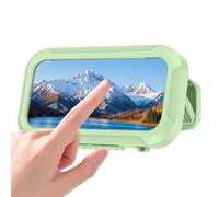 Hydro Shield Support mural étanche pour smartphone, étui tactile antibuée, rotation à 360 degrés, fonction de divertissement multimédia pour salle de bain, catégorie amélioration de la maison, blanc