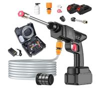 Hydro X5 Hand Held Pressure Washer, Hydro X5 Power Washer with 2 Batteries, Portable Cordless Pressure Washer Battery Powered, for Car Washing, Irrigation, Floor Cleaning (1Set)