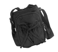 HydroBags Porte-bouteille d'eau avec sangle et nœud papillon Sac à bandoulière avec poches pour téléphone, Noir , One Size