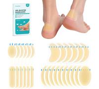 Hydrocolloid Gel Invisible Bandage For Heel,Foot And Toe,Waterproof Pads For Skin Protection & Fast Healing-28 Pack