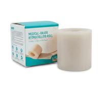 Hydrocolloid Roll 5 cm x 200 cm Imperméable Pansement Hydrocolloïde Souple Auto Adhésif Rouleau pour Pansement Hydrocolloïde Cicatrisant Ampoule Respirante Découpable Soins des Plaies