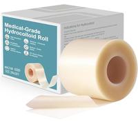 Hydrocolloid Roll 5cm x 1.5M, Rayyl Pansement Hydrocolloïde Adhésif Transparent pour Protection des Plaies, Rouleau Hydrocolloïde Bande 0.3 mm d‘épaisseur pour une Taille Personnalisable
