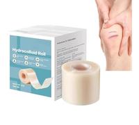 Hydrocolloid Roll 5cmx150cm, Hydrocolloid Roll, Pansement Hydrocolloïde Adhésif Imperméable pour Soins des Plaies, Ampoule Respirante Découpable