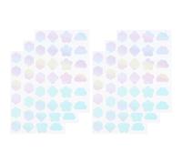 Hydrocolloïdes Autocollants Anti-boutons Ultra-fins 6 Feuilles | Pu, PET et Hydrocolloïde, Reste Pendant, pour Menton et Points Noirs