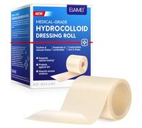 Hydrocolloïdes Pansements Imperméables 5cm x 1.5m, Hydrocolloid Roll Bande Hydrocolloïde Pansements Adhésifs Ultra-fins Rouleau Hydrocolloid, Couleur Chair