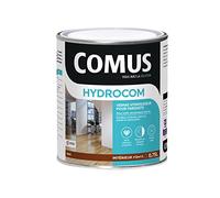 Hydrocom Mat Soie - Incolore 0.75L - Vitrificateur Polyuréthane Acrylique MONO-composant pour Parquets, Escaliers et Boiseries