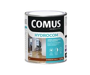 Hydrocom Satin - Incolore 0.75L - Vitrificateur Polyuréthane Acrylique MONO-composant pour Parquets, Escaliers et Boiseries