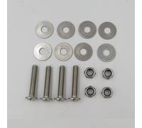 Hydrofoil Hydrofoil Moteur hors-bord pour bateaux 4 - 50 pour HP - Stabilisateur en plastique ABS avec fixations en acier inoxydable, améliore la maniabilité, le levage et l'efficacité du carburant