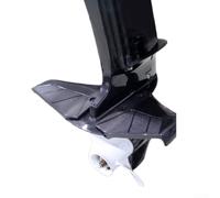 Hydrofoil Moteur hors-bord pour bateaux de pêche, aileron de poupe en polyéthylène PP pour réduire la traînée, améliorer l'accélération et la stabilité, facile à installer avec du matériel, noir (B)