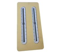 Hydrofoil Rail Box pour planche de surf et planche de cerf-volant | Boîte de piste en mousse PVC avec base de fixation | Compatible avec les systèmes Hydrofoil, 39 x 19 x 3,5 cm, noir/blanc (blanc)