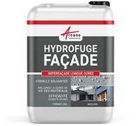 Hydrofuge Façade Imperméabilisant Mur, Pierre, Incolore 20 L | Traitement Hydrofuge Incolore, Imperméabilise Façades, Murs, Crépis, Pierre, Brique, Effet Perlant - Arcane Industries