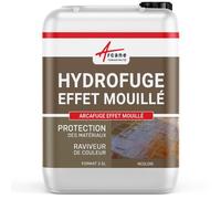 Imperméabilisant, hydrofuge effet mouillé, oléofuge anti tache sol, mur, façade: Arcafuge effet mouillé - 2.5 L (jusqu'à 25 m²) - ARCANE INDUSTRIES