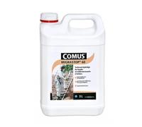 Hydrofuge Minéral MIGRASTOP®60 - 20L - Traitement Hydrofuge reminéralisant et restructurant pour façades et toitures - COMUS