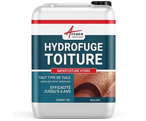 Hydrofuge Toiture Incolore, Tuiles, Béton, Pierre 20 L (jusqu'à 100 m²)