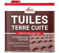 Hydrofuge Toiture Tuiles Terre Cuite - Imperméabilisant Toiture Poreuse Incolore - Protection Durable Contre Eau et Infiltrations - 0.75 L (jusqu'à 3.75 m²) - ARCANE INDUSTRIES