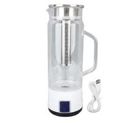 Hydrogène Générateur d'eau hydrogène Picheur d'eau riche en hydrogène Hydrogène Machine à eau sûre et transparent haut borosilicate Verre 1000 ml avec infuseur de thé pour le