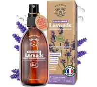 Hydrolat Lavande Bio-Apaise,Purifie Et Régule L'acné-Spray Lavande Bio Pour Visage,Corps Et Cheveux-Eau Florale 100% D'origine Naturelle,Fabriqué En France-Flacon Verre-200ml