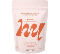 Hydrology® Glow - Pastilles d'hydratation quotidienne - Pêche Hibiscus - 15 pastilles - recette beauté sans sucre aux extraits naturels enrichie en nutriments