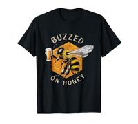 Hydromel à Boire de la bière | Buzzed on Honey Mead T-Shirt