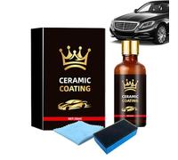 Hydrophobic Ceramic Coating, Auto Paint Restorer, 50ml Detailing Agent with Gloss Finish, Protective Car Coating, Vehicle Tretment with Sturdy Shield, Auto Care for Garage and Road Trip