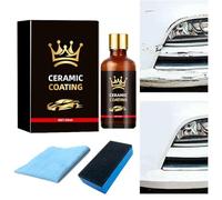 Hydrophobic Shine Sealant - 50 ml - Restaurateur de véhicule, revêtement extérieur durable | Solution de finition brillante avec traitement de l'eau pour voitures, SUV, camping-cars, camions