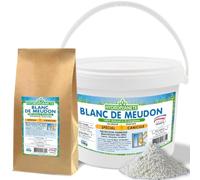 HYDROPLANETE Blanc de Meudon 1kg 2,5kg 5kg 10kg Protection Chaleur Vitres | Vérandas, Serres - Spécial Canicule : Blanchit et Opacifie - Nettoyant Naturel : Argenterie, Cuivre, Inox - Origine France